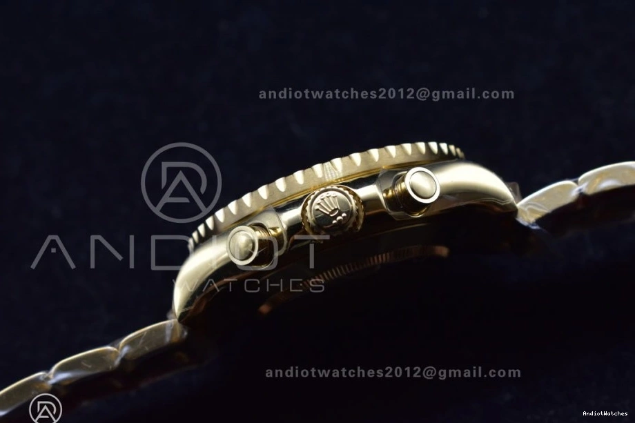 on YG 116688 Bracelet KF YachtMaster Dial 1:1 White YG Comfortable A Edition II 1218 Best 0714